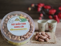 Nueces de Anacardo Tostadas Saladas y Cremosas de la Marca Dong Phu, Orgánicas de Vietnam, Certificadas ISO W240, Caja de 24 Unidades, 12 Meses de Duración
