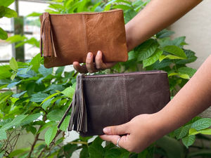 Pochette en cuir élégant pour femmes, porte-monnaie, Logo personnalisé, meilleures ventes, - Product Image 4