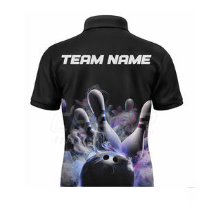 เสื้อโบว์ลิ่งแบบระบายอากาศได้ดี ขนาดพลัสไซส์ พร้อมการผสมสีที่ทันสมัย สามารถเลือกสีและขนาดได้ตามต้องการสำหรับการแข่งขันและสโมสร - Product Image 2