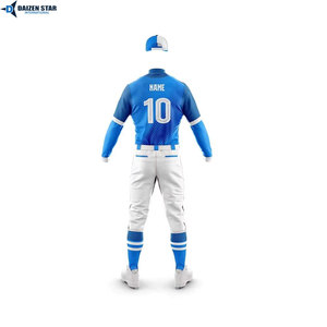 High Quality Breathable Sublimated Baseball Uniform Set with Quick Dry & Anti-Bacterial Features for Clubs and Schools - Product Image 2