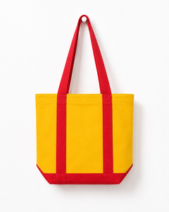 Sac fourre-tout en toile de coton réutilisable, sac de courses à poignée épaule, sac cadeau moyen pour épicerie - Product Image 4