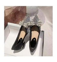 Zapatos de moda 2025 nuevos zapatos de moda de mujer suaves antideslizantes de tacón grueso de boca baja con punta estrecha para ropa de carrera