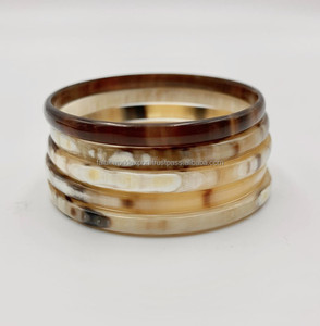 Dark Green Color Bangles Set Premium Quality <b>Matching</b> <b>Bracelets</b> Wholesale Buffalo Horn Bangles Set by Falak World Export - Product Image 1