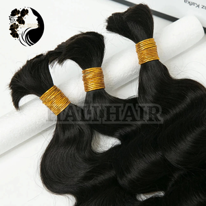 Extensiones de cabello Hali de alta calidad a granel de 100g de onda del cuerpo Remy vietnamita Super doble dibujado extremos teñibles en todos los colores - Product Image 5