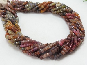 Nouveauté : Perles de spinelle 100 % naturelles, 4 mm, facettées, rondes, multicolores, 13 pouces, certifiées, grossiste direct - Product Image 6