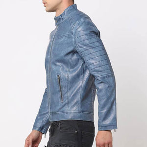 เสื้อแจ็คเก็ตหนังผู้ชายพรีเมียม สำหรับฤดูหนาว สไตล์ทันสมัย สีพื้น เสื้อแจ็คเก็ตหนังแฟชั่นสำหรับผู้ชาย เสื้อคลุมฤดูหนาว ขายดีที่สุด - Product Image 2