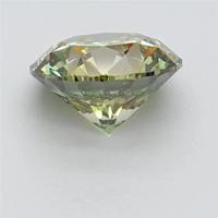 Diamant de laboratoire certifié, taille ronde, vert fantaisie, 2,00 carats, en vrac, pour la fabrication de bijoux - Vente chaude