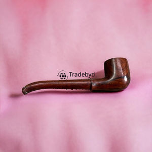 Elegante Pipa de Tabaco de Madera Hecha a Mano, Pipa para Fumar de Madera Natural por Tradebyd - Product Image 1