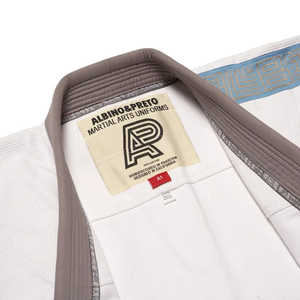 Kimono de Jiu-Jitsu Brésilien Blanc en Coton Tissé Perlé 450 GSM – Léger, Durable et Respirant pour l'Entraînement en Arts Martiaux - Product Image 5
