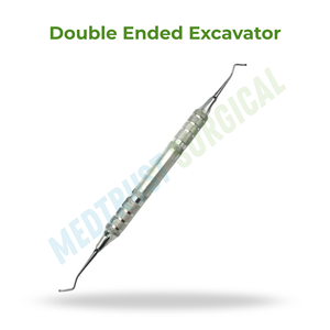 Instrumento Quirúrgico Dental de Doble Extremo Tipo Excavador de Tamaño Estándar para la Eliminación de Material Cariesoso - Product Image 2
