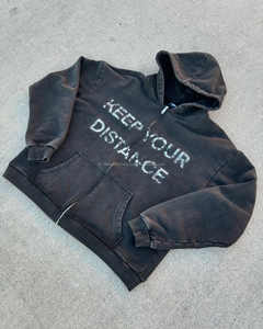 Sudadera con capucha de gran tamaño unisex para hombre, 100% algodón, con estampado de letras personalizadas, estampado de pantalla Vintage de alta calidad - Product Image 2