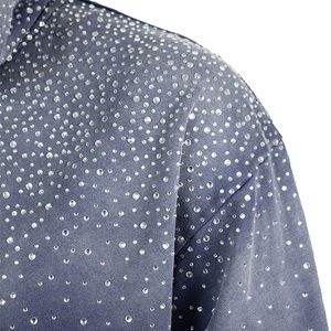 Sweat-shirt à capuche zippé pour homme, imprimé à pois, coupe classique, veste en polaire décontractée, respirant, en polyester, tissu éponge français, pour l'automne - Product Image 4