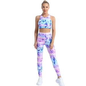 Ensemble de yoga pour femmes coupe-vent en Spandex/Nylon de haute qualité, meilleur prix de gros, faible MOQ, service OEM - Product Image 5
