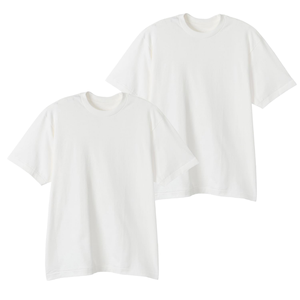 เสื้อยืดคอกลมผ้าฝ้ายธรรมดา เสื้อยืดเบสิคขายดีสำหรับผู้ชาย มีความต้องการสูงสำหรับเสื้อยืดลำลอง ผลิตโดย HS - Product Image 2