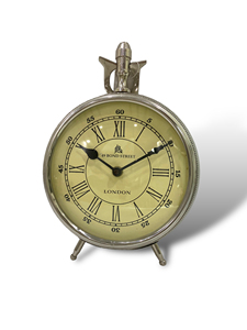 Modern Wood Quartz Electronic <b>Desk</b> <b>Clock</b> Needle Hourly Chiming 6 Inch Home Office Decoration Christmas Gift - Product Image 4