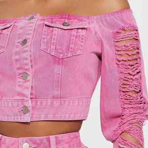 Top en denim pour femme, classique, raffiné, urbain, sophistiqué, élégant, décontracté, confortable, doux, durable, tissu de qualité supérieure - Product Image 6