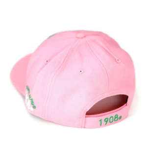Casquette de baseball rose brodée, ajustable, à visière incurvée, avec patch de crête coloré, pour styles décontractés, outdoor et streetwear - Product Image 3