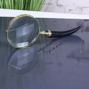 New Buffalo Horn Handle Eco-Friendly Handmade <b>Magnifying</b> Glass for Precision Reading and Classic Vintage Style High Quality - Product Image 5