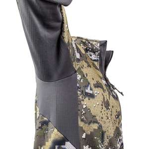 Haut de sport tactique respirant pour homme avec fermeture éclair et poche, en polaire, idéal pour la chasse et les activités de plein air - Product Image 2