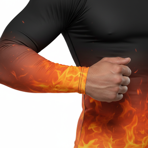 เสื้อรัดรูปแขนยาวแบบยูนิเซ็กซ์สำหรับวิ่งออกกำลังกาย แห้งเร็ว เหมาะสำหรับ BJJ MMA ยิวยิตสู ฝึกซ้อมกีฬาต่อสู้ - Product Image 4