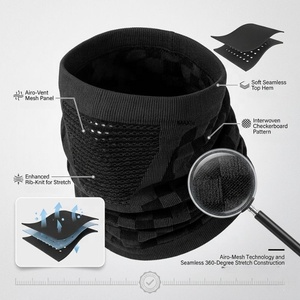 Cache-cou d'hiver - Masque <span class=keywords><strong>de</strong></span> <span class=keywords><strong>ski</strong></span> coupe-vent en polaire et cache-visage épaissi - Bandana <span class=keywords><strong>de</strong></span> protection des oreilles pour le cyclisme et les sports <span class=keywords><strong>de</strong></span> plein air - Product Image 6