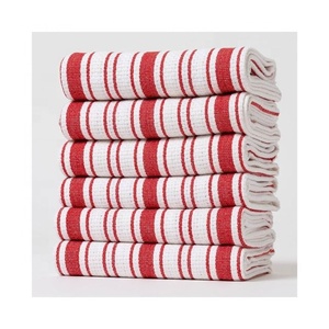 2024 <b>Red</b> Striped Embroidered Stripe Hand Microfiber Absorbent Soft Children Golf Customized <b>Towel</b> for Home Kitchen Drop Shipping - Product Image 1