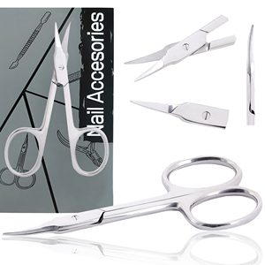 กรรไกรตัดหนังสีโรสโกลด์ ขนาด 10 ซม. กรรไกรตัดแต่งเล็บมืออาชีพ ใบมีด 20 มม. อุปกรณ์ทำเล็บ OEM กรรไกรทำเล็บ - Product Image 4