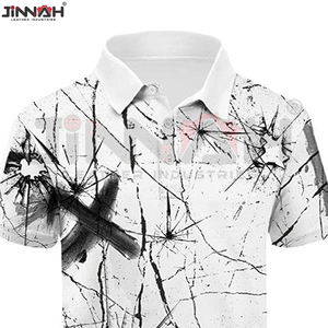 Camiseta Polo Sublimada Cómoda e Informal para Hombre, de Secado Rápido, de Algodón y Fibra de Bambú, Transpirable, de Manga Corta - Product Image 5