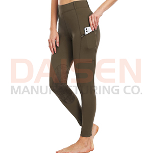 Leggings d'équitation pour femmes avec grip en silicone, taille haute, extensibles, respirants, pour une performance active - Product Image 5