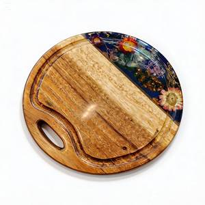 SOUL TIMBER Promotion Spéciale Planche à Découper en Résine Écologique 100% Fabriquée en Indonésie, Durable, Thème Fleurs de Jardin, Ustensile de Cuisine Petite/Moyenne - Product Image 6