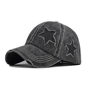 Gorra de Béisbol de 5 Paneles en Tela Vaquera para Hombre y Mujer, de Algodón, Estructurada, de Perfil Alto, con Cierre a Presión, Venta al Por Mayor - Product Image 2