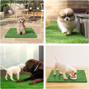TH-PAG-599 Non Toxic Artificial Grass Pad for Pets Hygienic and Soft Suitable for Indoor <b>Toilet</b> Spots Balcony Lounging - Product Image 6