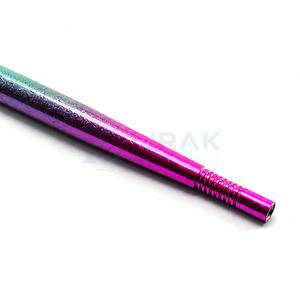 Outil professionnel d'isolation pour rehaussement de cils en acier inoxydable avec manche vert et rose pour lifting des cils - Product Image 3