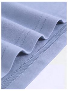 Camiseta estampada gráfica para hombre, azul claro, manga corta, cuello redondo, corte regular, informal, de jersey, a precio económico, de alta calidad - Product Image 6