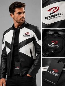 Veste en cuir pour homme de qualité supérieure offrant un confort exceptionnel, un style moderne et des performances durables pour un usage quotidien. Vente en gros. - Product Image 4