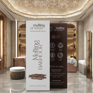 MELTING AROMAS BB010 Encens religieux en bois de bambou fondant - 100% naturel, écologique, biologique, encens indien - Product Image 1