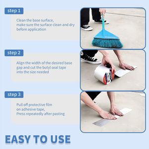 Cinta de Butilo de Aluminio Impermeable para Reparación de Autocaravanas, Adhesivo para Vidrio, Colchones de Aire, Sellado de Ventanas, Sellado de Barcos, Reparación de Techos, 2 Pulgadas x 16.4 Pies - Product Image 3