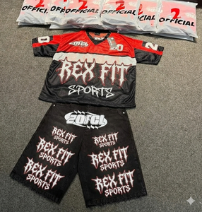 ชุดเซ็ตเสื้อแจ็คเก็ตและกางเกงขาสั้นผู้ชายผ้าไนลอนโพลีเอสเตอร์พิมพ์โลโก้ตามสั่ง ซิปแบบรูดขึ้นลง สไตล์สตรีทแวร์สำหรับฤดูร้อน - Product Image 6