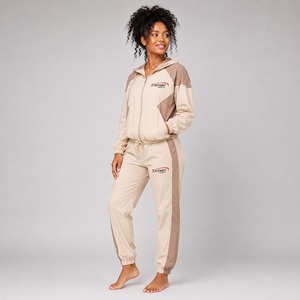 <b>Top</b> Trending Women Windbreaker Tracksuit Comfortable Breathable Eco Friendly <b>Top</b> Quality Custom Women Windbreaker Tracksuit Sets - Product Image 4