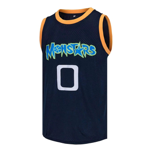 Maillot de basketball personnalisé rétro pour hommes, broderie en twill, tenue de basketball vintage, vêtements de basketball en mesh, uniformes, chemises - Product Image 1