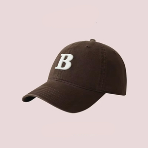 Trendy Brand Letter-Embroidered Baseball <b>Caps</b> Sporty Sun Protection Soft-Top <b>Caps</b> for Men and <b>Women</b> - Product Image 2