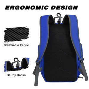 Sacs à dos de basketball personnalisés de haute qualité pour hommes et jeunes, avec compartiment pour ordinateur portable, impression d'équipe, sportifs et tendance - Product Image 4