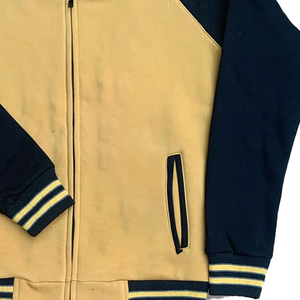 เสื้อแจ็คเก็ตฟลีซพรีเมียม APA รุ่น Old Gold Varsity |    เสื้อแจ็คเก็ตบอมเบอร์สำหรับสมาคมนักศึกษา |   ไอซ์ โคลด์ เชนิลล์ ชุดยูนิฟอร์มสไตล์กรีกสำหรับมหาวิทยาลัย - Product Image 3