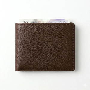 Handmade mens leather <b>wallet</b> bifold slim RFID <b>secure</b> card holder bulk supplier OEM custom branding export for sale - Product Image 2