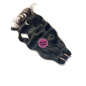 Cheveux humains indiens naturels Remy ondulés Arrow Exim, 100g, non traités, pour tissage de cheveux - Product Image 3