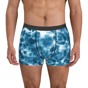 <b>Custom</b> Men's Luxury <b>Boxer</b> Briefs Polyester Comfortable Breathable Quick Dry Mid-Rise Underwear OEM Private Label Wholesale - Product Image 4
