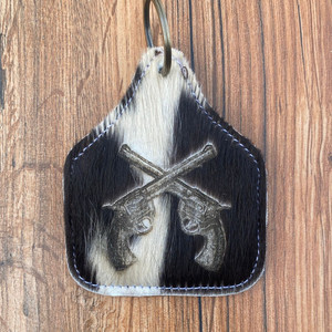 Vente en gros de porte-clés en cuir de vachette, gravure laser, porte-clés unisexe en cuir véritable de luxe, porte-clés d'accessoires - Product Image 3