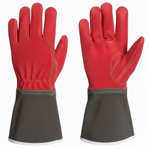 Gants de soudage résistants à la chaleur, parfaits pour la cuisine, la pâtisserie, la cheminée, le camping en plein air, gants en cuir - Product Image 5
