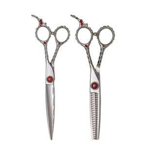 Professional Sharp Hair Cutting Thinning Scissors Set Stainless Steel Barber <b>Shears</b> - Product Image 2