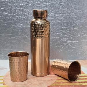 Traditional Heritage <b>Copper</b> Water <b>Bottle</b> Handcrafted Hydration <b>Bottle</b> for Cultural Wellness and Daily <b>Drinking</b> - Product Image 6